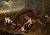 Digital Print - Hirsch, von Hunden gestellt by Philipp Ferdinand von Hamilton