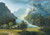 Digital Print - The Glacier Of Grindelwald With Mountain Peaks Fieschhrner And Hrnligrat by Johann Heinrich Bleuler