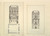 Digital Print - Leaf from Aedes Walpolianae mounted with two drawings (a); Side of the Staircase, Houghton Hall, Norfolk, Elevation; (b); End of Staircase, Houghton Hall, Norfolk by Isaac Ware