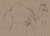 Digital Print - A Camel Moving to the Right; a Sketch of a Camel's Head, Bottom Right by George Jones