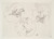 Digital Print - Assiette  dessert; trois motifs composs chacun d'un ruban, d'une fleur et d'un oiseau by Flix Bracquemond