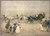 Digital Print - Their Imperial and Royal Highnesses Archduke Francis Charles and Archduchess Sophie, with their children Francis Joseph and Carl Ludwig in a four-horse carriage by Menci Clement Crni