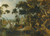 Digital Print - A Landscape With Christ And His Disciples On The Road To Emmaus by Gillis Claesz. de Hondecoeter