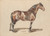 Digital Print - A bay horse is in the bridle by Piotr Michaowski