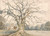 Digital Print - View of a Park with Deer by William Byron