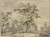Digital Print - Unter einem Baum sitzt ein Mann mit Frau und Kind und einigen Khen by Johan Bernhard Brandhoff