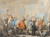 Digital Print - The Hunt Dinner by Thomas Rowlandson