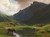 Digital Print - Alpine Landscape With Cows And Goats by Albert de Meuron