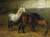 Digital Print - Horses in stable by Otto Eerelman