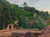 Digital Print - Green Amphitheater, a view of Sa Coma gardens by Santiago Rusiol