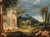 Digital Print - Stormy Landscape with figures and Hermes by French School
