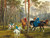 Digital Print - A Family On Horseback by Jan Van Chelminski Digital Print - A Family On Horseback by Jan Van Chelminski