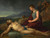Digital Print - Antigone neben dem Leichnam ihres Bruders Polyneikes kniend by Josef Abel