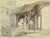 Digital Print - Hessischer Bauernhof mit Brunnenhaus by Carl Engel