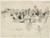 Digital Print - Hotelgasten rond een tafel by Nicolaas van der Waay