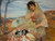 Digital Print - Joven sentada con un perro (seated woman with dog) by Ignacio Zuloaga