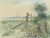 Digital Print - Weidelandschap met sloot by Floris Arntzenius