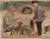 Digital Print - Conversation with a hunter by Tadeusz Makowski