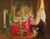 Digital Print - Cardinals Playing Chess by Henri Brispot
