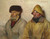 Digital Print - Interir med to fiskere by Michael Ancher