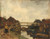 Digital Print - Wooden Bridge across a Canal at Rijswijk by Jacob Maris