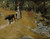 Digital Print - On The Shore Bank (Annie Edelfelt With A Dog) by Albert Edelfelt