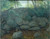 Digital Print - Woodland Rocks by Julian Alden Weir
