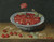 Digital Print - Wild Strawberries and a Carnation in a Wan-Li Bowl by Jacob van Hulsdonck