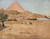 Digital Print - Desert and pyramid motif. From the journey to Egypt by Jan Cigliski