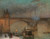 Digital Print - Prague, a Steamboat on the River Vltava in front of Palacky Bridge by Jakub Schikaneder