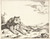 Digital Print - Liggende leopard, set forfra by Marcus de Bye