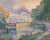 Digital Print - The Tugboat, Canal in Samois by Paul Signac Digital Print - The Tugboat, Canal in Samois by Paul Signac
