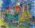 Digital Print - Le dpiquage bleu by Raoul Dufy