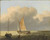 Digital Print - Sea off the Coast, with Spritsail Barge by Ludolf Bakhuysen