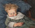 Digital Print - Child in cradle (the artist' son) by Pericles Pantazis
