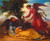 Digital Print - Jacob's feeding in the desert by Josef Binder