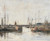 Digital Print - Le sas  Trouville by Eugne Boudin Digital Print - Le sas  Trouville by Eugne Boudin