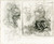 Digital Print - Schetsboekkatern met verschillende compositiestudies by Johannes Josephus Aarts