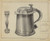 Digital Print - Silver Tankard by Leo Drozdoff
