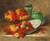 Digital Print - Still life with currant and a green pitcher by Arthur-Alfred Brunel de Neuville