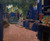 Digital Print - Blue Courtyard. Arenys de Munt by Santiago Rusiol