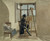 Digital Print - The Painter Johann Adam Klein at the easel in his studio in the Palais Chotek in Vienna by Johann Christoph Erhard