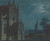 Digital Print - Mondschein ber dem Hof einer gotischen Kirche mit reichem Mawerk by Carl Gustav Carus