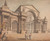 Digital Print - A Project for a Triumphal Archway with Classical Figures in Foreground by James Gray Mayhew