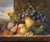Digital Print - Still Life With A Bird's Nest,A Pear, A Peach, Grapes, Strawberries And Plums by Edward Ladell