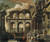 Digital Print - A Capriccio Of The Internal Courtyard Of A Ruined Palace With The Miracle Of Saint Paul by Viviano Codazzi