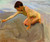 Digital Print - Drawing in the Sand by Joaqun Sorolla