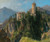 Digital Print - A View of Klamm Castle near Imst in the Inntal in Tyrol by Ludwig Halauska