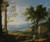 Digital Print - Classical landscape with ancient ruins, figures in the foreground by Pierre Patel the elder