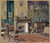 Digital Print - Herrenzimmer mit Kamin by Franz Poledne